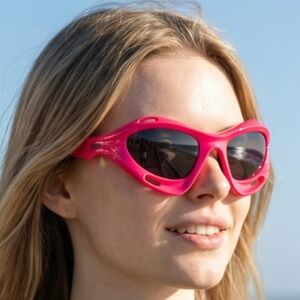 Vibrant New Wisdom Sunglasses  Red